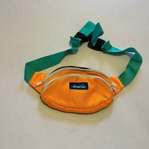 Kavu orange and teal fanny pack belt bag